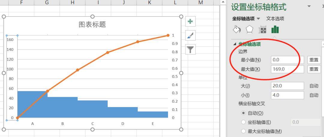 用excel做排列图