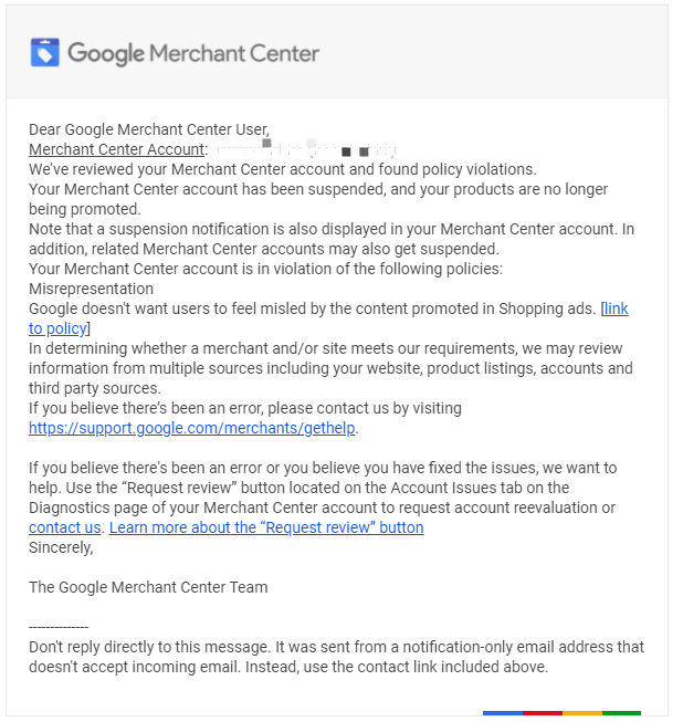 Google Merchant Center最新账号解封