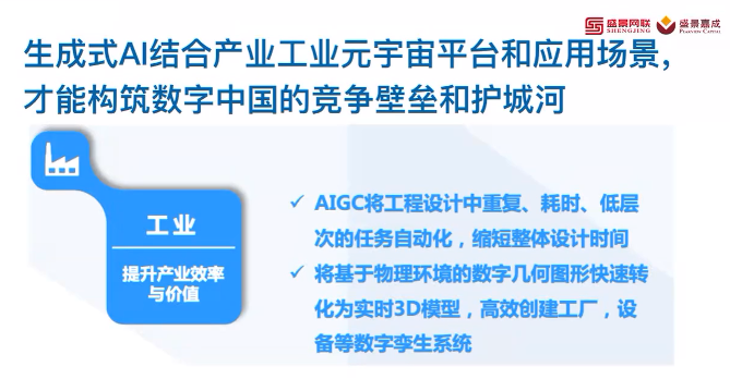 产业工业元宇宙是数字中国的高阶阶段和长期愿景 | 盛景嘉成创投管理合伙人王湘云