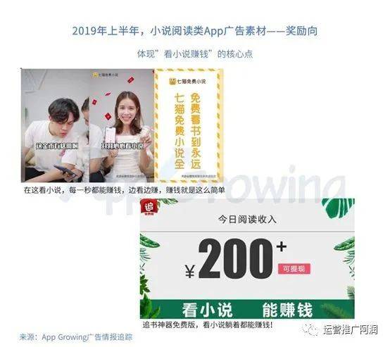 小说阅读类的广告素材有哪些特点？