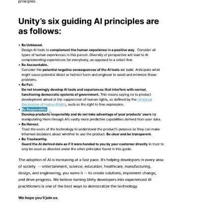 给游戏圈一点小小的AI震撼！全球最大游戏引擎Unity即将融入生成式AI