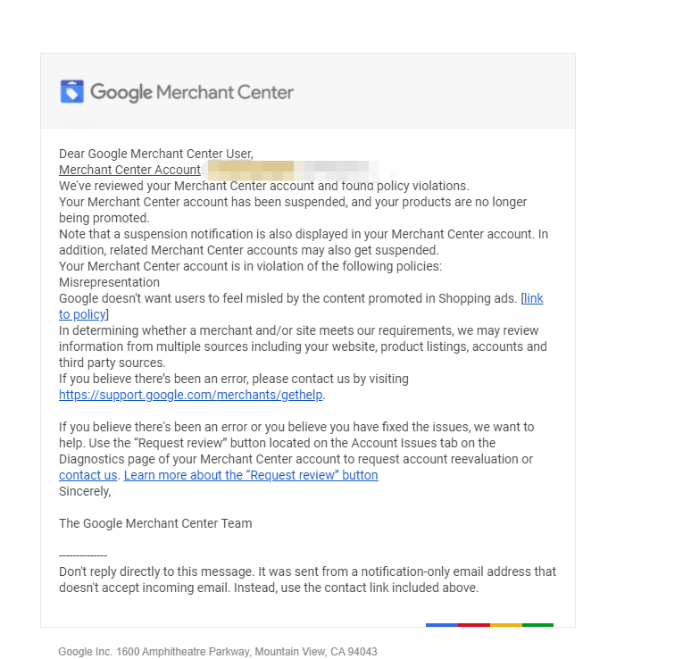Google Merchant Center最新账号解封