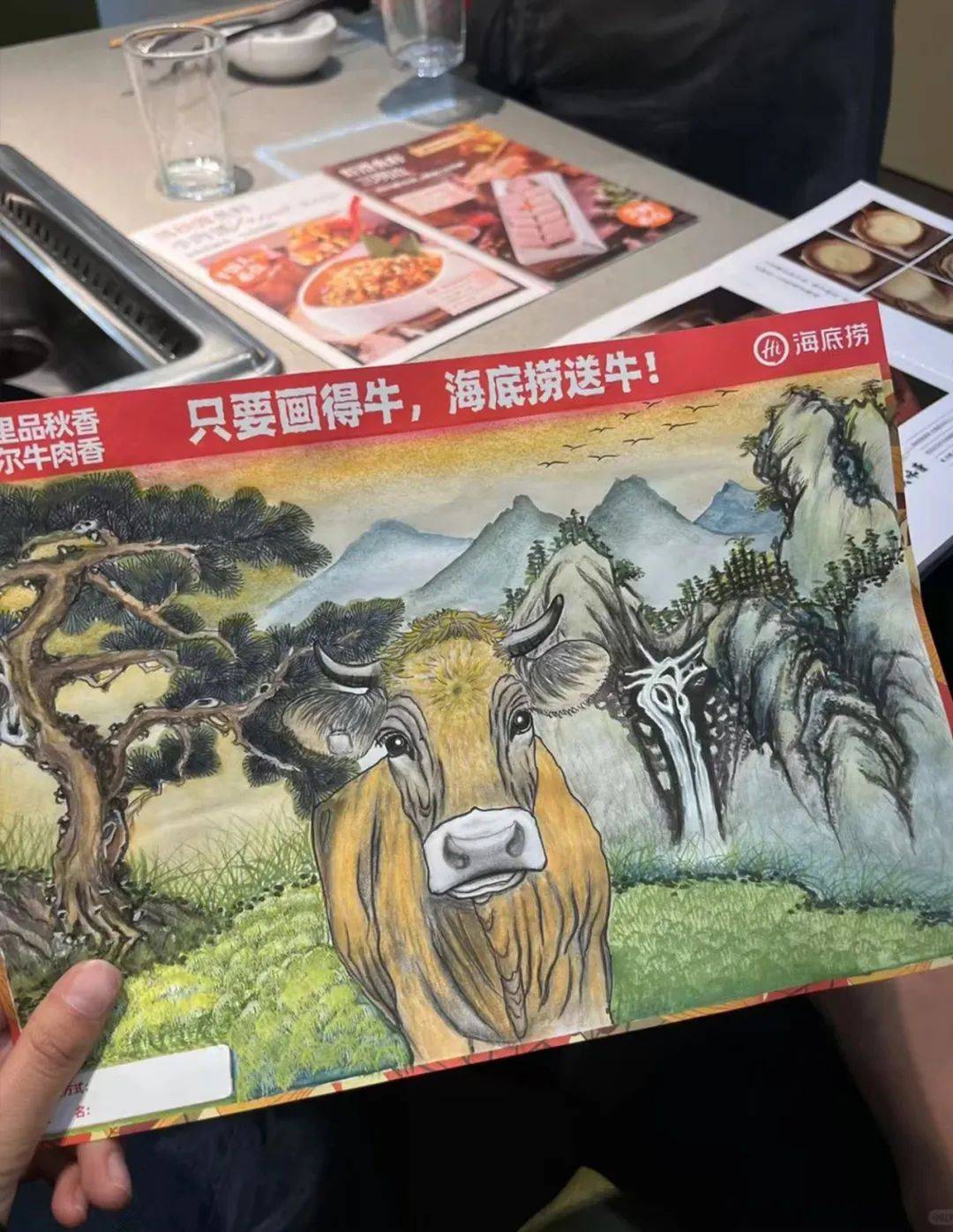 画牛得牛，海底捞真牛！