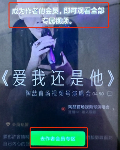 陶喆视频号演唱会，更像在内测会员功能