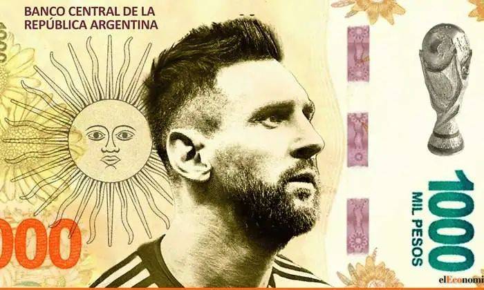 假的！外网传疯阿根廷1000比索纪念币要印上“梅西头像”？球迷：怎么？球王不配么？