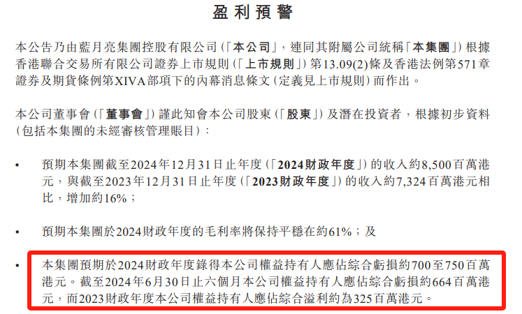 财报解读丨亏损超7亿港元，蓝月亮真在直播间挥泪大甩卖啊