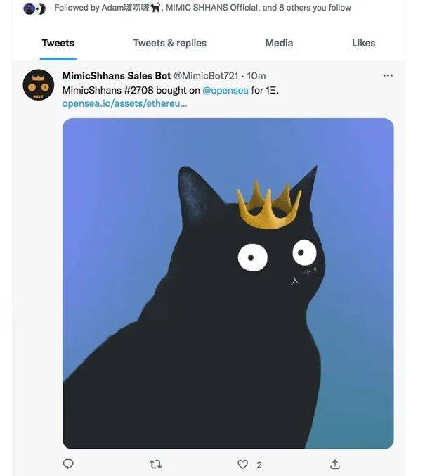 深度｜热门NFT黑猫Mimic Shhans带来的启示