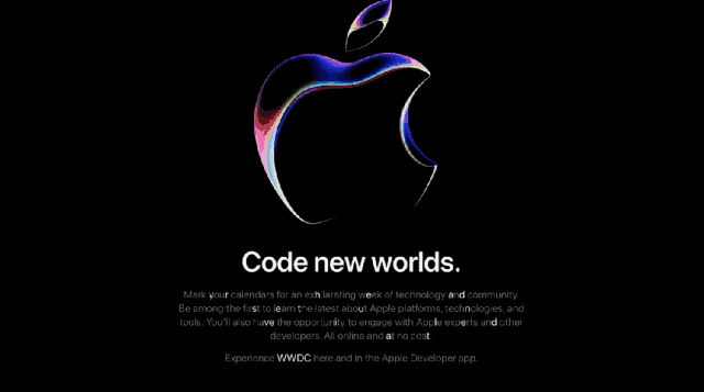 WWDC 下周二开幕,苹果官网曝光 VR 头显!这样也行?