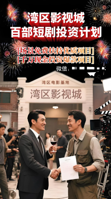 3个月挤780+剧组！食宿全免、帮组团队、投资短剧，拍摄