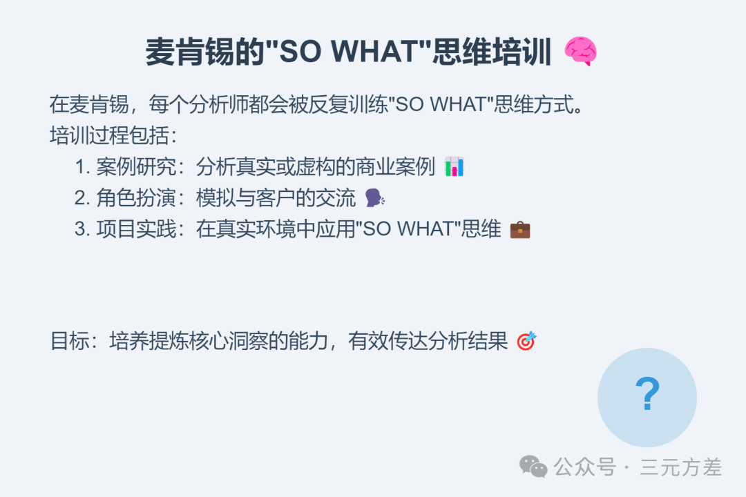 数据分析思维清单42/50：So What思维