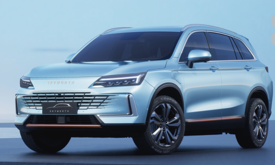 官网截图2021年4月,天美汽车首款车型天美et5更名为创维et5.