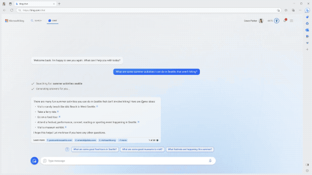 搜索引擎的新时代正在到来！BingChat全面开放