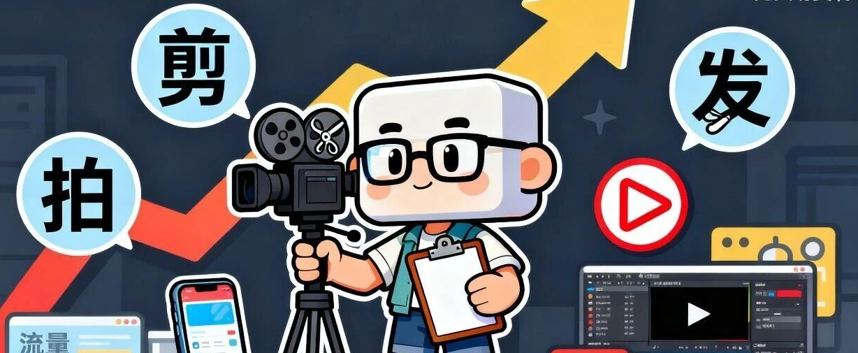 小白做视频引流，看这篇就够了，拍 + 剪 + 发，全免费