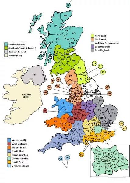 伦敦的邮编号是多少（分享最全英国邮编）