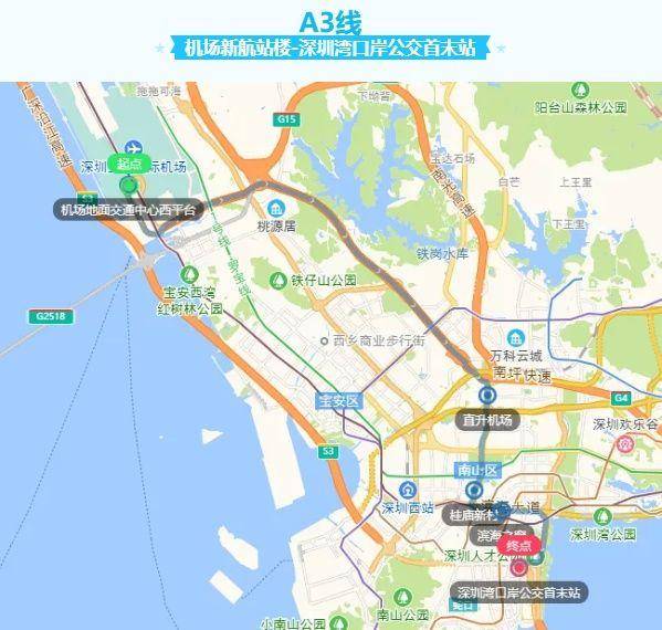 深圳湾口岸与机场有了直达巴士！巴士集团机场快线新增南山和光明线(香港跨境巴士上车点)