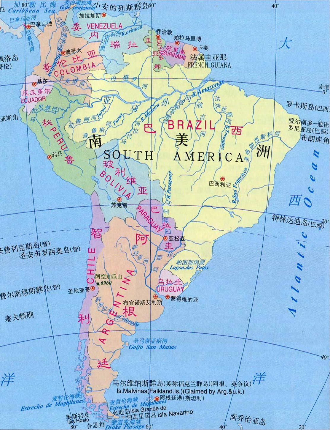 巴西在哪里（解读南美洲人口最多五个国家）
