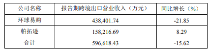 自有品牌营收36亿元 跨境通发布半年业绩报告(跨境通物流能查询吗)