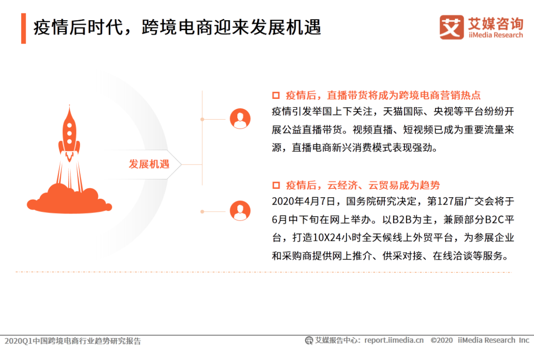 艾媒报告|2020Q1中国跨境电商行业趋势研究报告(跨境电商 pdf)