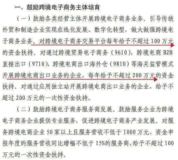 每年不超过200万奖励！杭州给予跨境电商出口企业资金扶持(跨境电商业务通常借助)