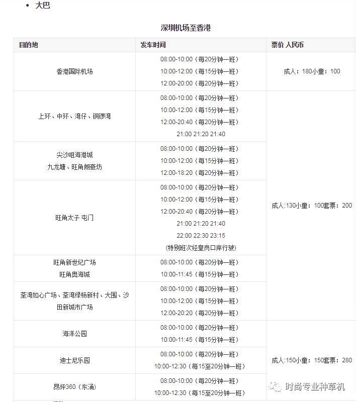 【香港旅游攻略】如何从广州深圳两地去香港？(香港到广州 跨境巴士)